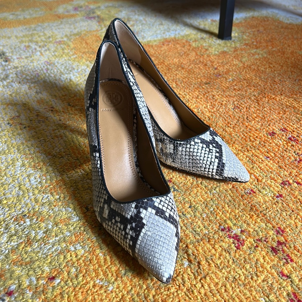 Tory Burch Snakeskin Pumps